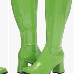 Green go go boots